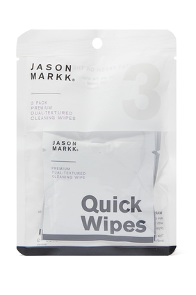 Dual-Textured Quick Wipes, 3 Pack
